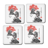The Great Deku Sumi-e - Coasters