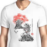 The Great Deku Sumi-e - Men's V-Neck