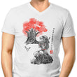 The Great Deku Sumi-e - Men's V-Neck