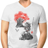 The Great Deku Sumi-e - Men's V-Neck