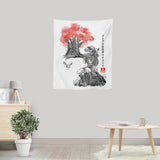 The Great Deku Sumi-e - Wall Tapestry
