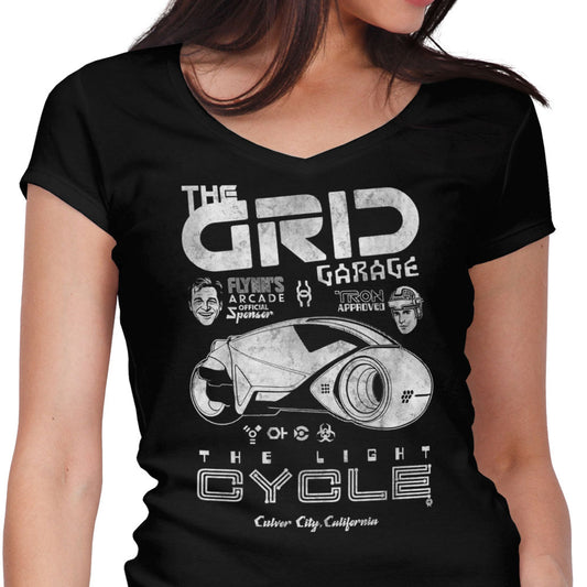 The Grid Garage - Women's V-Neck