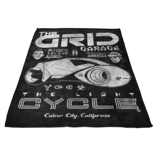 The Grid Garage - Fleece Blanket