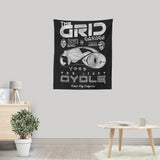 The Grid Garage - Wall Tapestry