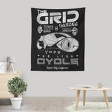 The Grid Garage - Wall Tapestry