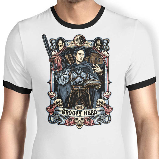 The Groovy Hero - Ringer T-Shirt