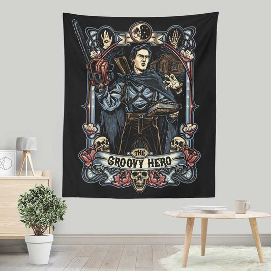 The Groovy Hero - Wall Tapestry