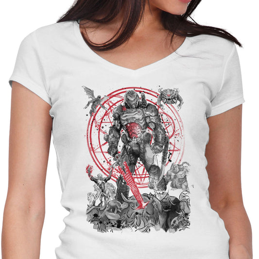The Hell Walker - Women's V-Neck