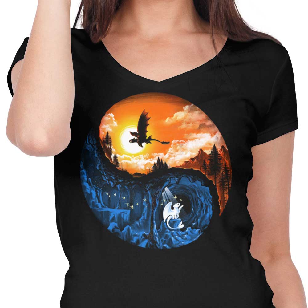 The Hidden World - Women's V-Neck