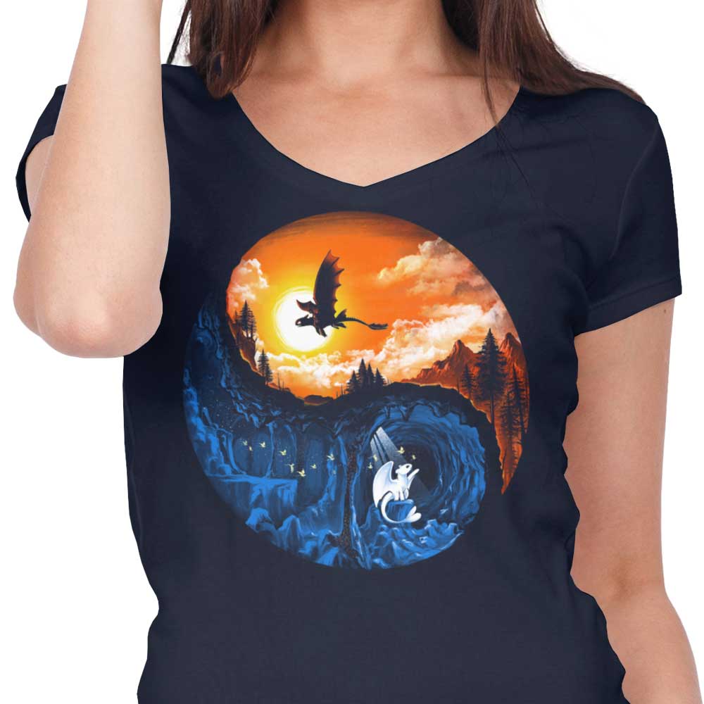 The Hidden World - Women's V-Neck