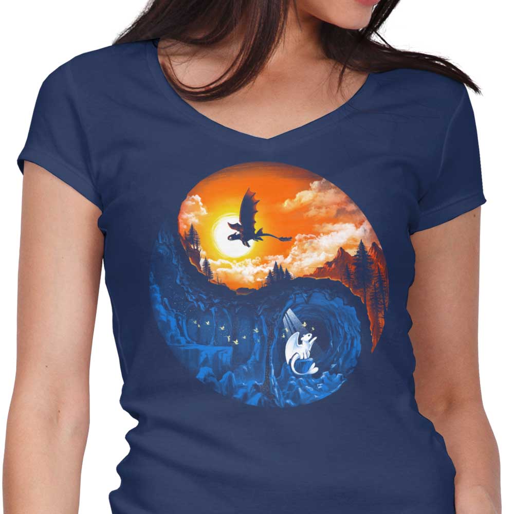 The Hidden World - Women's V-Neck