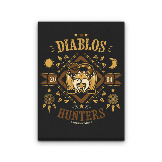 The Horned Wyvern - Canvas Print