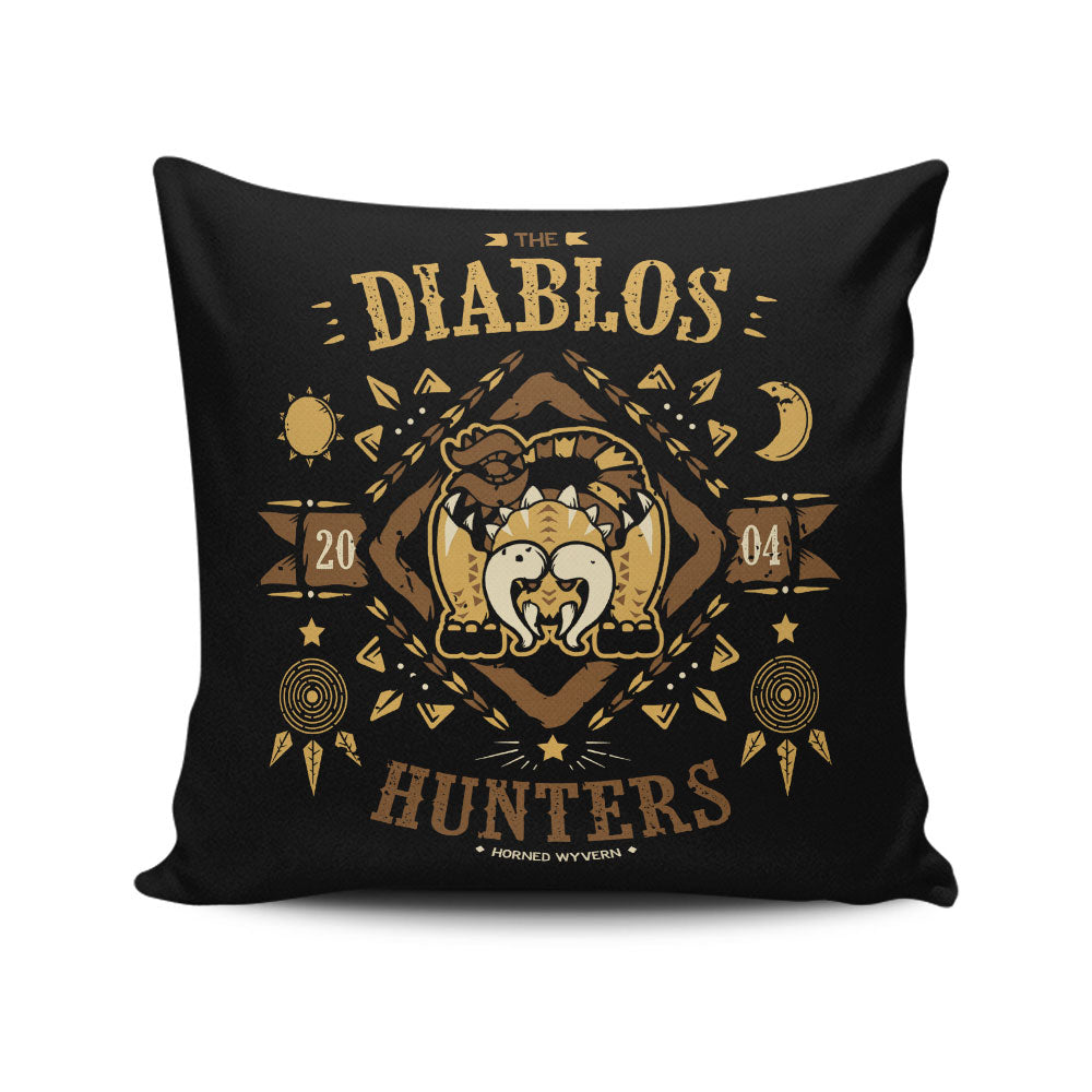 The Horned Wyvern - Throw Pillow
