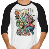 The Incredible Raph - 3/4 Sleeve Raglan T-Shirt