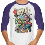 The Incredible Raph - 3/4 Sleeve Raglan T-Shirt