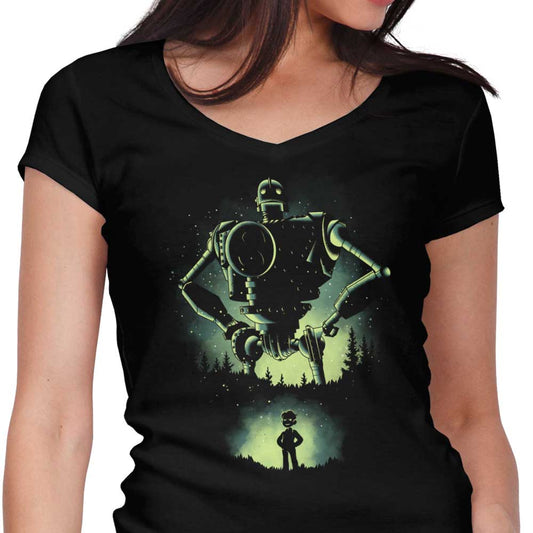 The Iron Hero - Women's V-Neck