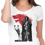 The King and the Wolf - Women's V-Neck