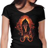 The King is Dead - Women's V-Neck