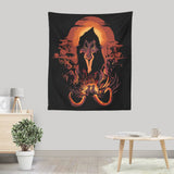The King is Dead - Wall Tapestry
