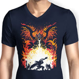 The King of the Skies - Men's V-Neck