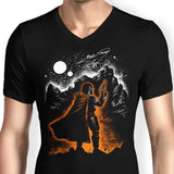 The Lone Hunter - Men's V-Neck