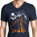The Lone Hunter - Men's V-Neck