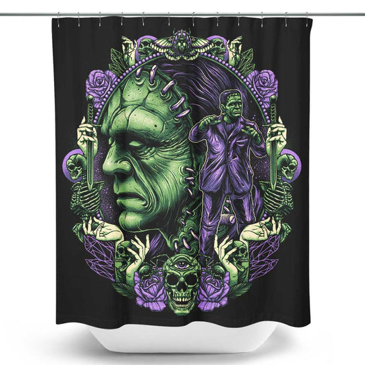 The Lonely Monster - Shower Curtain