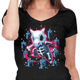 The Lonely Skeleton - Women's V-Neck