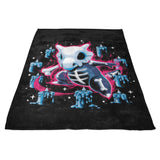 The Lonely Skeleton - Fleece Blanket