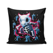 The Lonely Skeleton - Throw Pillow