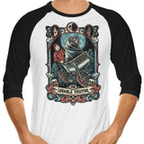 The Lovable Visitor - 3/4 Sleeve Raglan T-Shirt