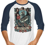 The Lovable Visitor - 3/4 Sleeve Raglan T-Shirt