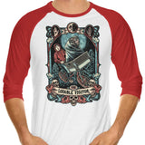 The Lovable Visitor - 3/4 Sleeve Raglan T-Shirt