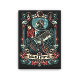 The Lovable Visitor - Canvas Print