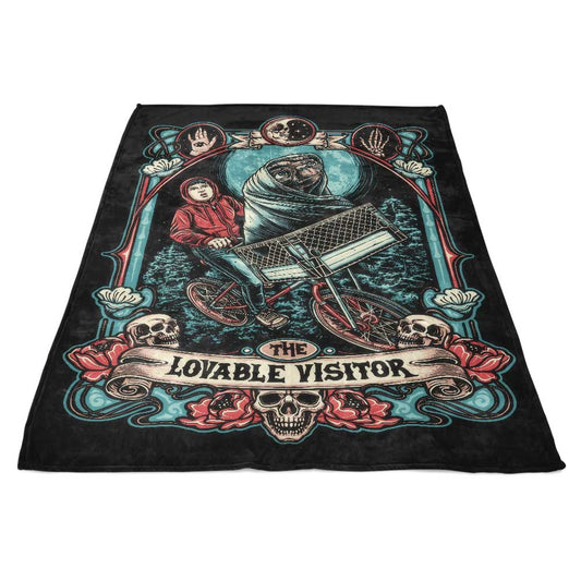 The Lovable Visitor - Fleece Blanket