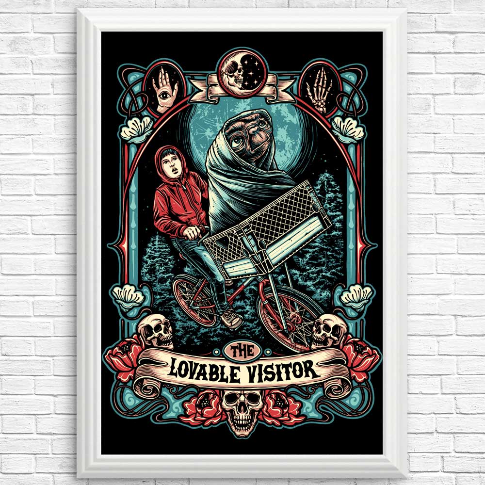 The Lovable Visitor - Posters & Prints – Once Upon a Tee