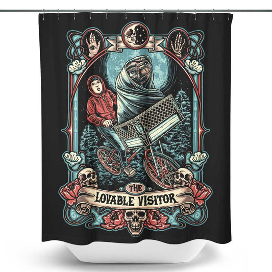 The Lovable Visitor - Shower Curtain