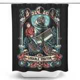 The Lovable Visitor - Shower Curtain