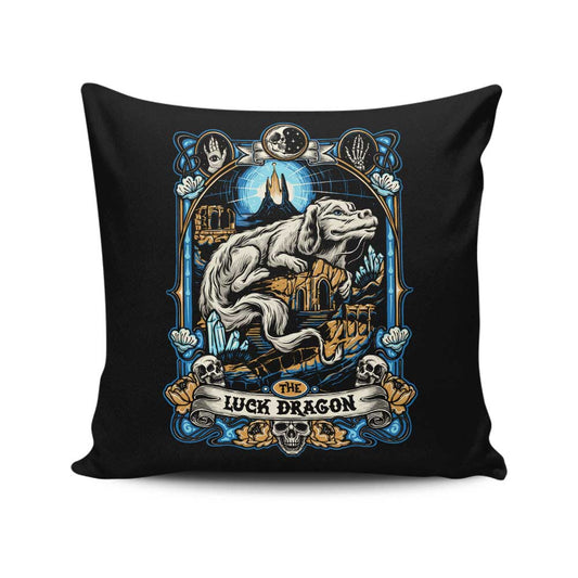 The Luck Dragon - Throw Pillow