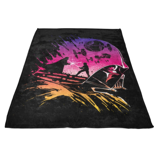 The Mask of the Father - Fleece Blanket