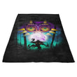 The Moon and the Mask - Fleece Blanket