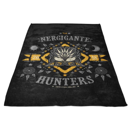 The Nergigante Hunters - Fleece Blanket