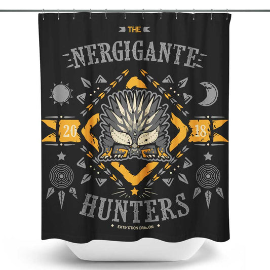 The Nergigante Hunters - Shower Curtain