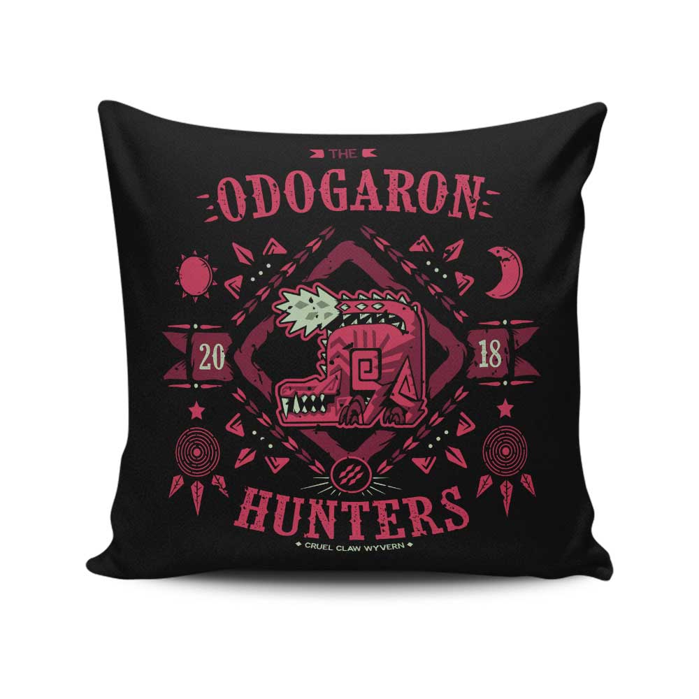 The Odogaron Hunters - Throw Pillow