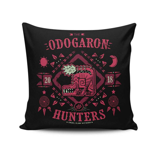 The Odogaron Hunters - Throw Pillow