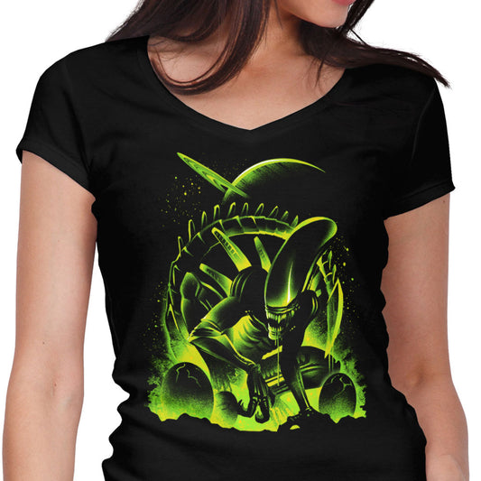 The Offspring of Xeno - Women's V-Neck