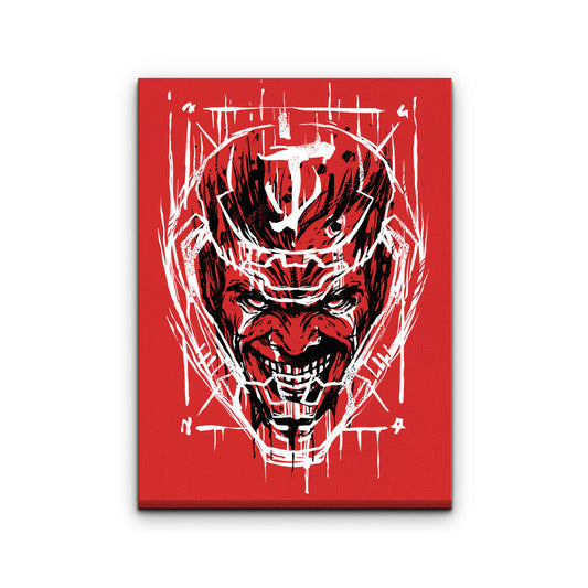 The Only Face They Fear - Canvas Print