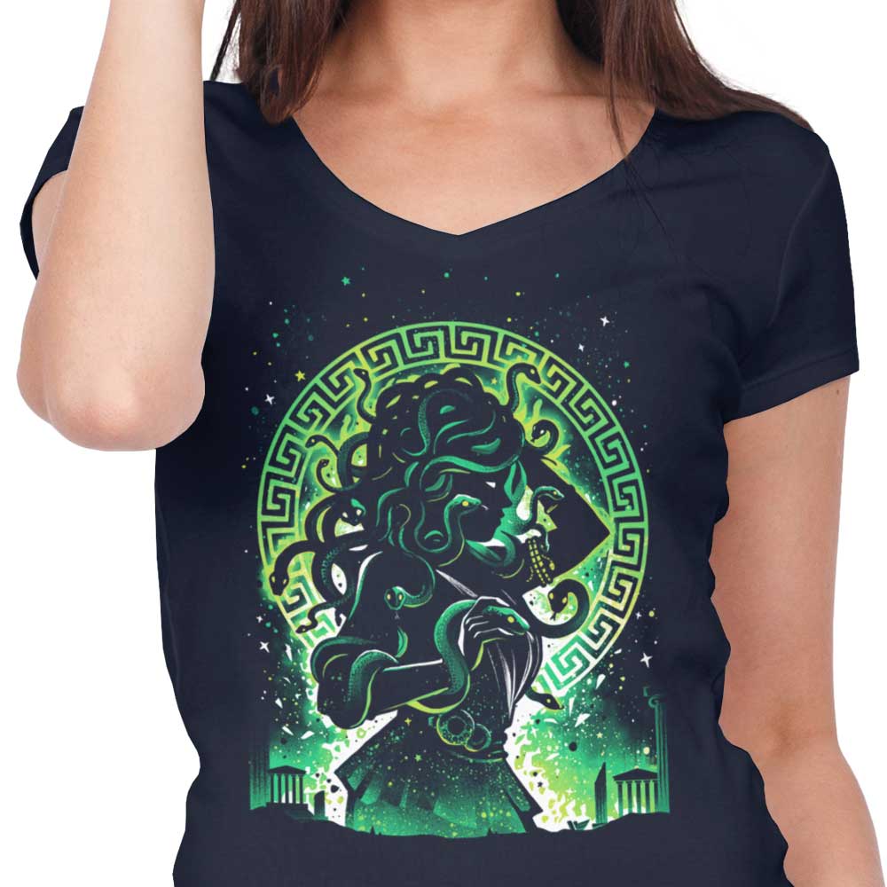 The Petrifying Gaze - Women's V-Neck