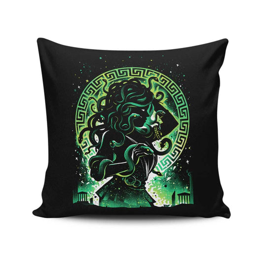 The Petrifying Gaze - Throw Pillow