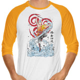 The Power of the Air Nomads - 3/4 Sleeve Raglan T-Shirt